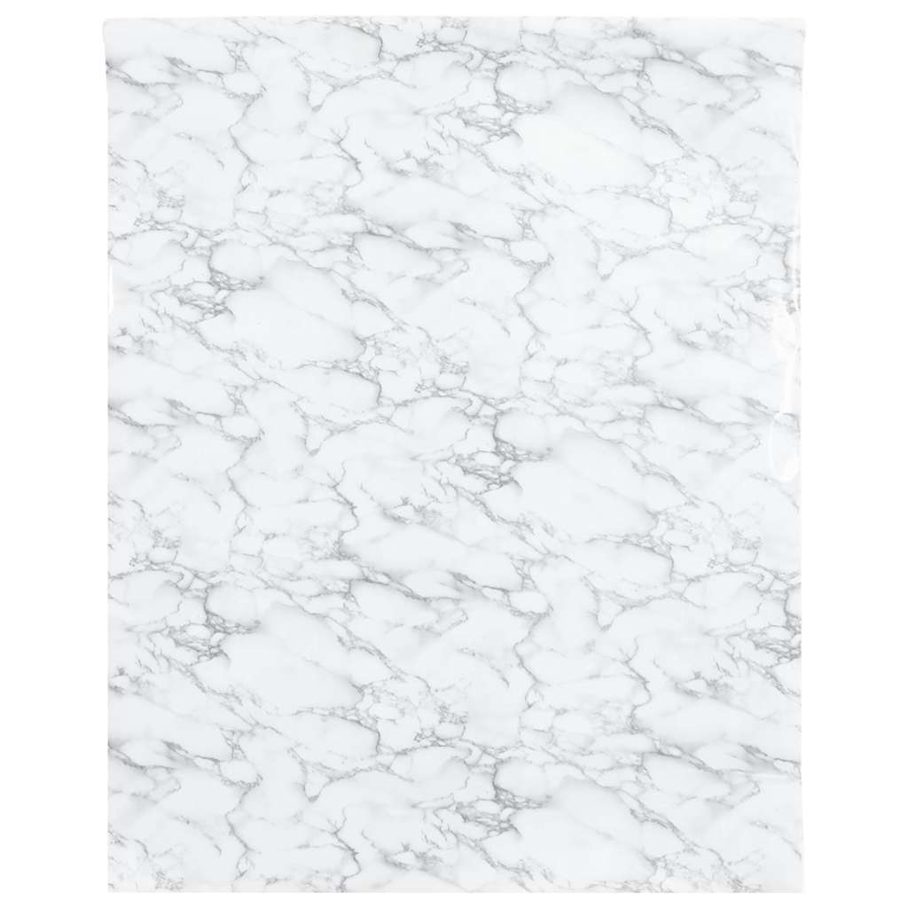 Möbelfolie Selbstklebend Marmorweiß 90x500 cm PVC