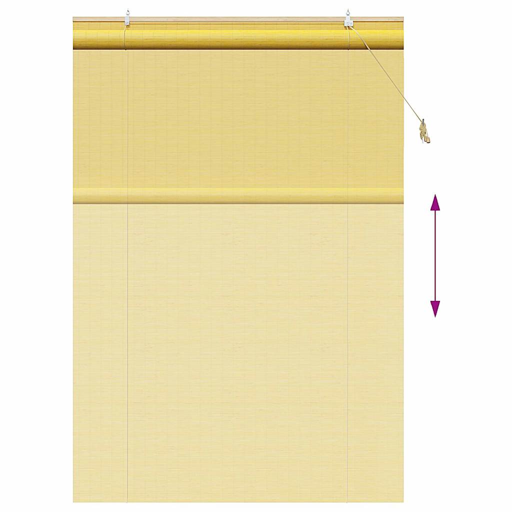 Rollo Braun 60 x 160 cm Bambus