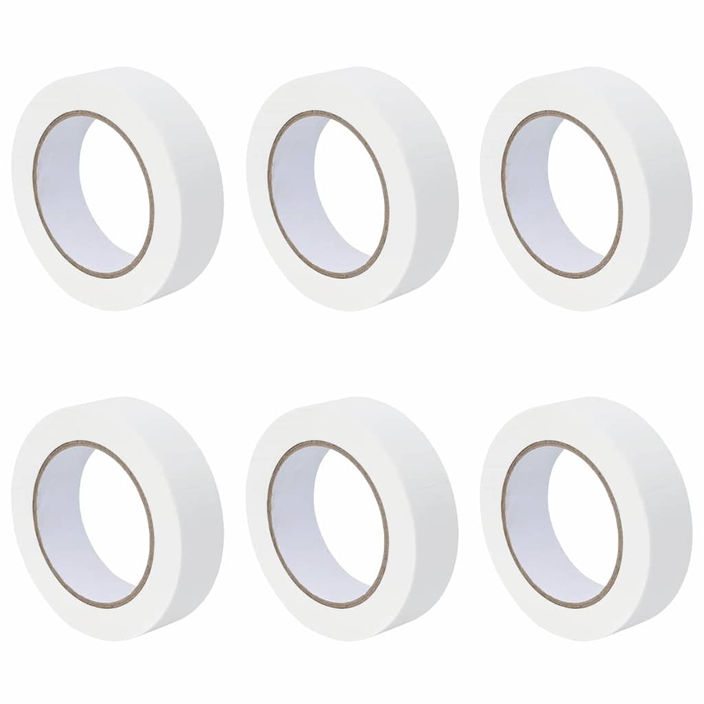 Malerklebebänder 6 pcs Weiß 19mm x 50m Papier