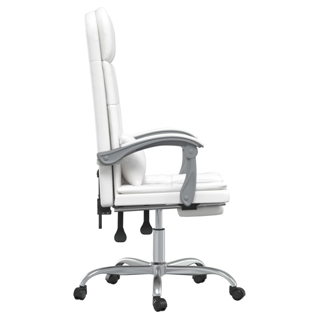 Bürostuhl mit Massagefunktion Schwarz Kunstleder