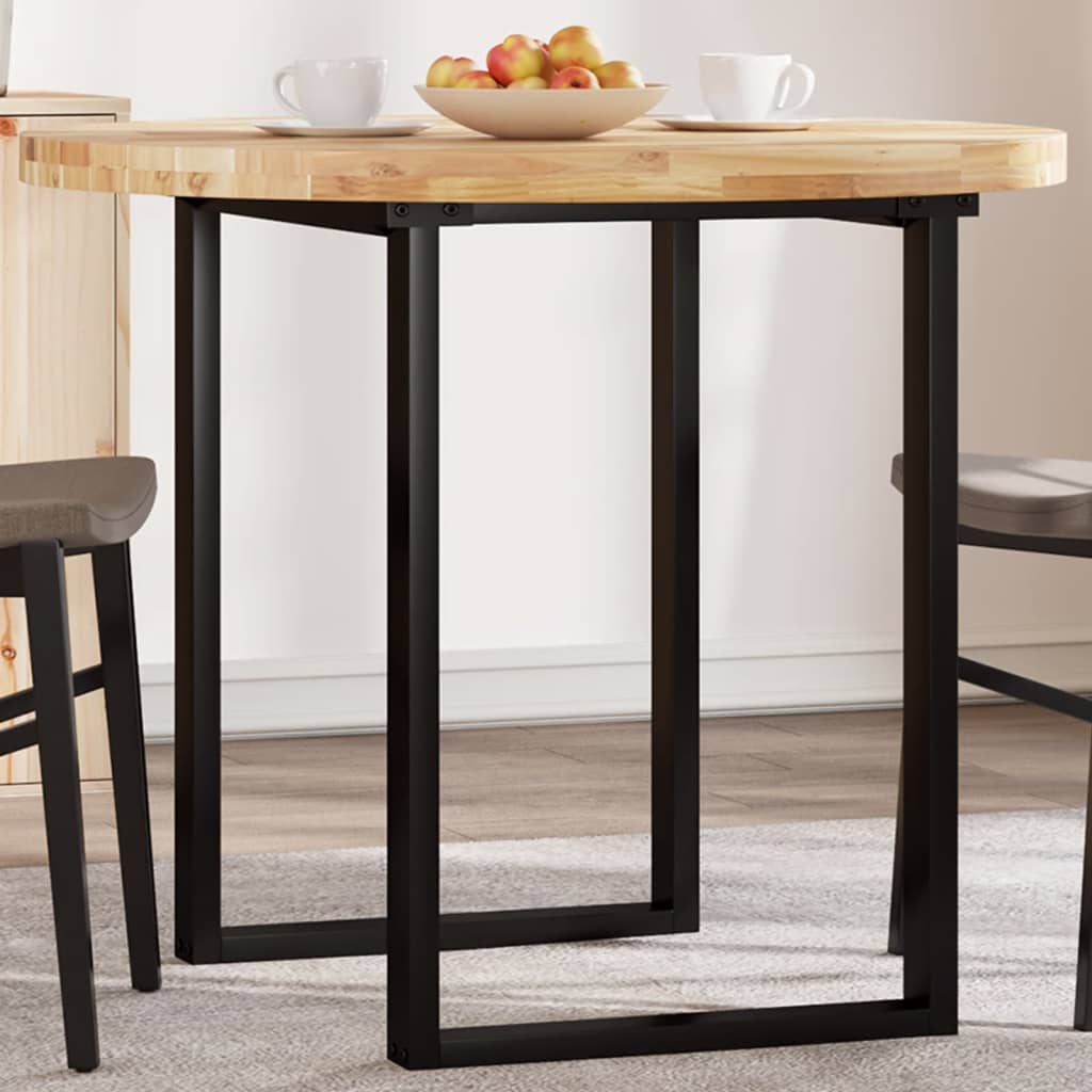 Tischplatte Rund Ø40x2 cm Massivholz Akazie