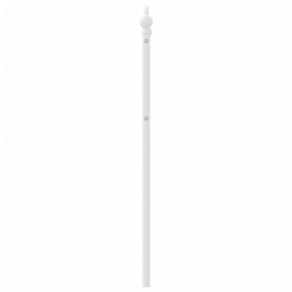 Ersatz-Kopfteil Metall Schwarz 135 cm