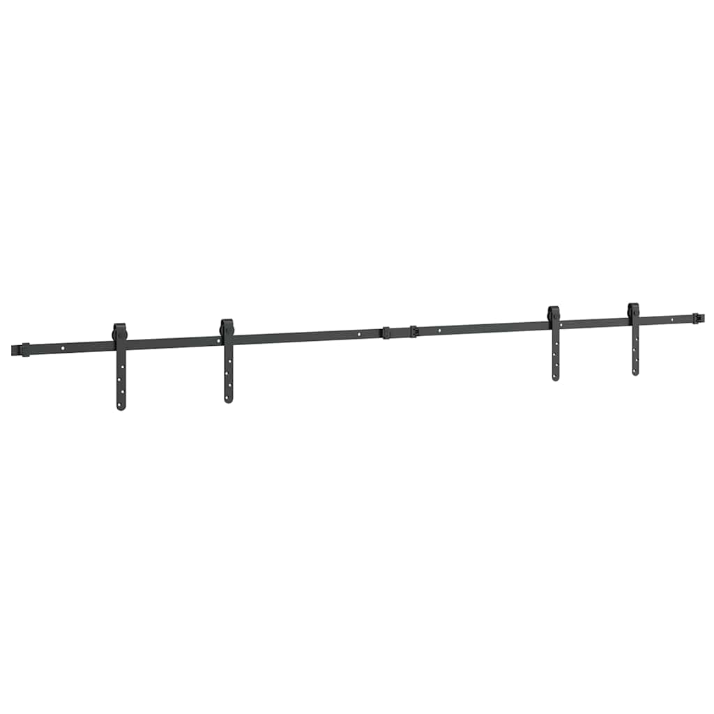 Schiebetürbeschlag Set für Schranktüren 91 cm Karbonstahl