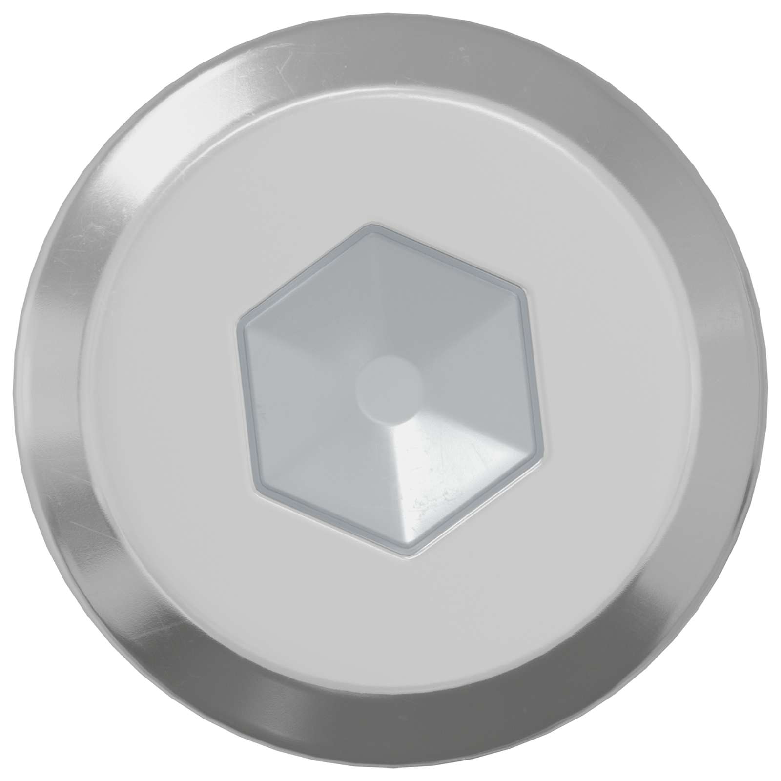 Schraube mit Sperre Uni 2 pcs Silber M6 x 12 mm Stahl