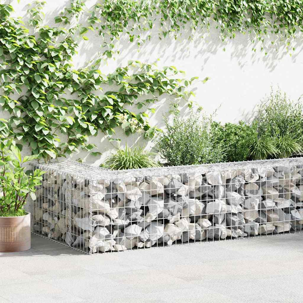 Gabionenkorb Stahl 200×30×100 cm