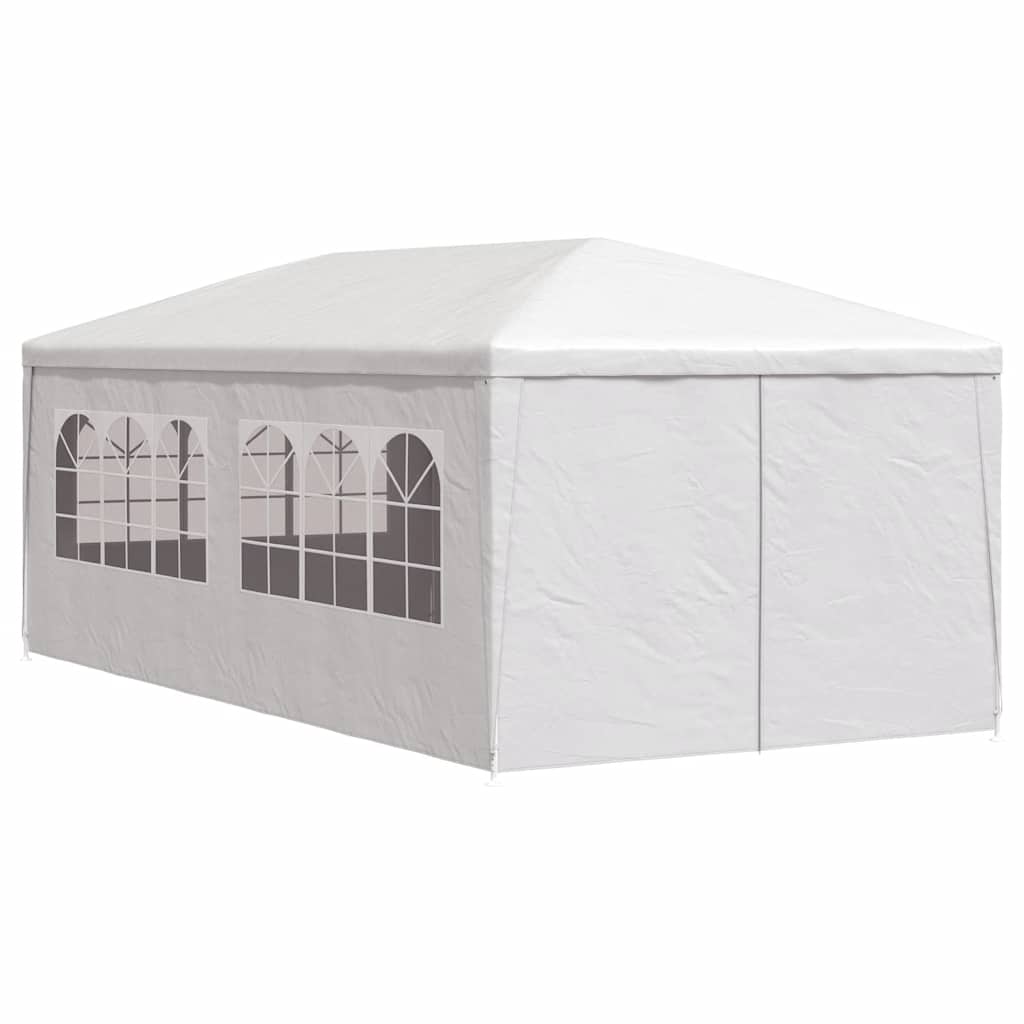 Party-Zelt 400 x 300 x 255 cm Rot PE und Stahl