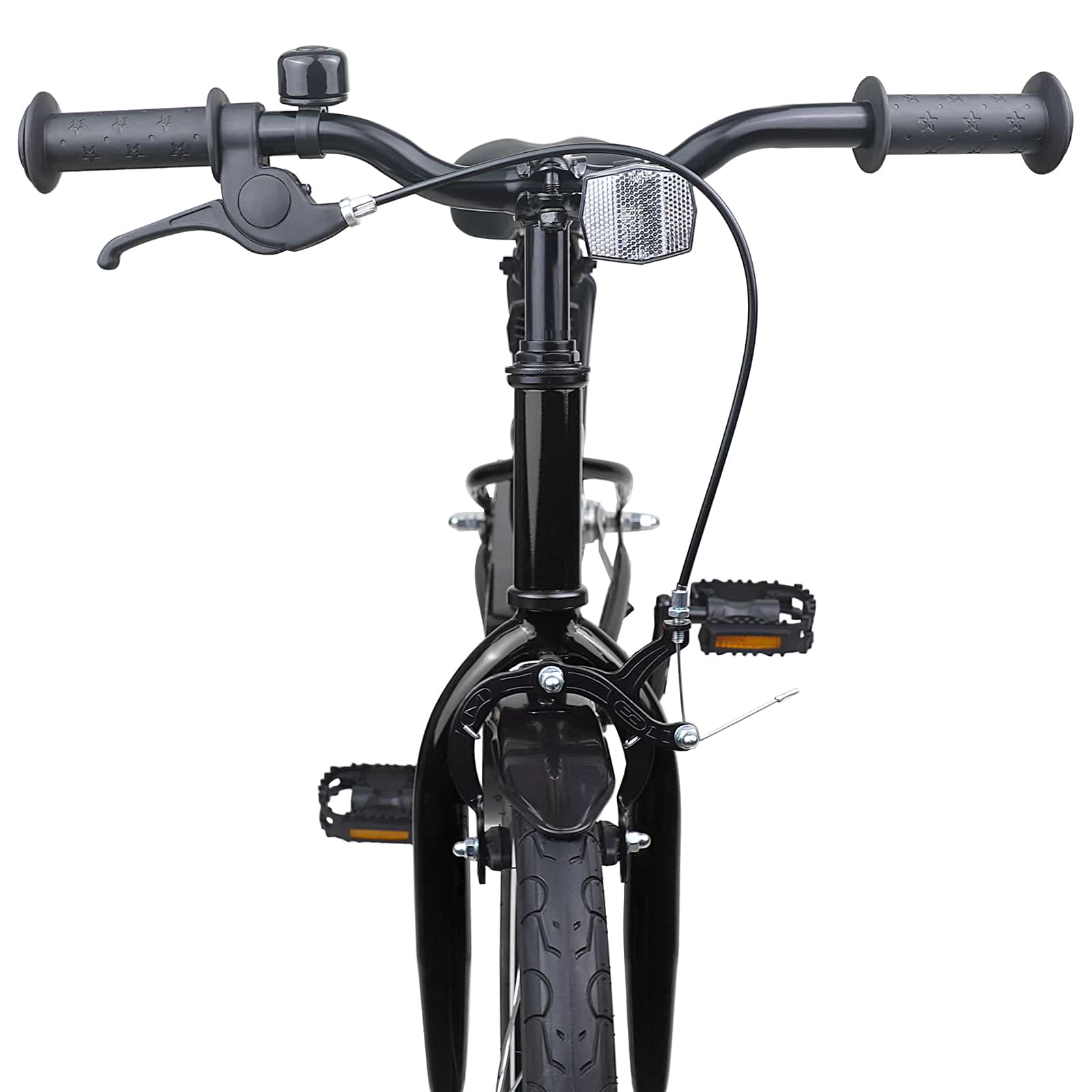 Kinderfahrrad 12 Zoll für 2-4 Jahre alt Schwarz