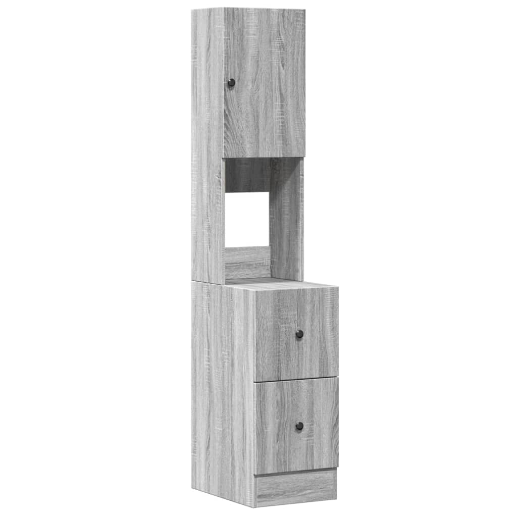 Küchenschrank Weiß 60x50x180 cm Holzwerkstoff