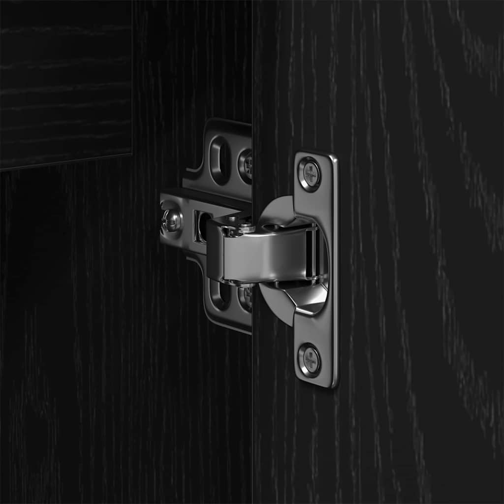 2-tlg. Badmöbel-Set Räuchereiche Holzwerkstoff