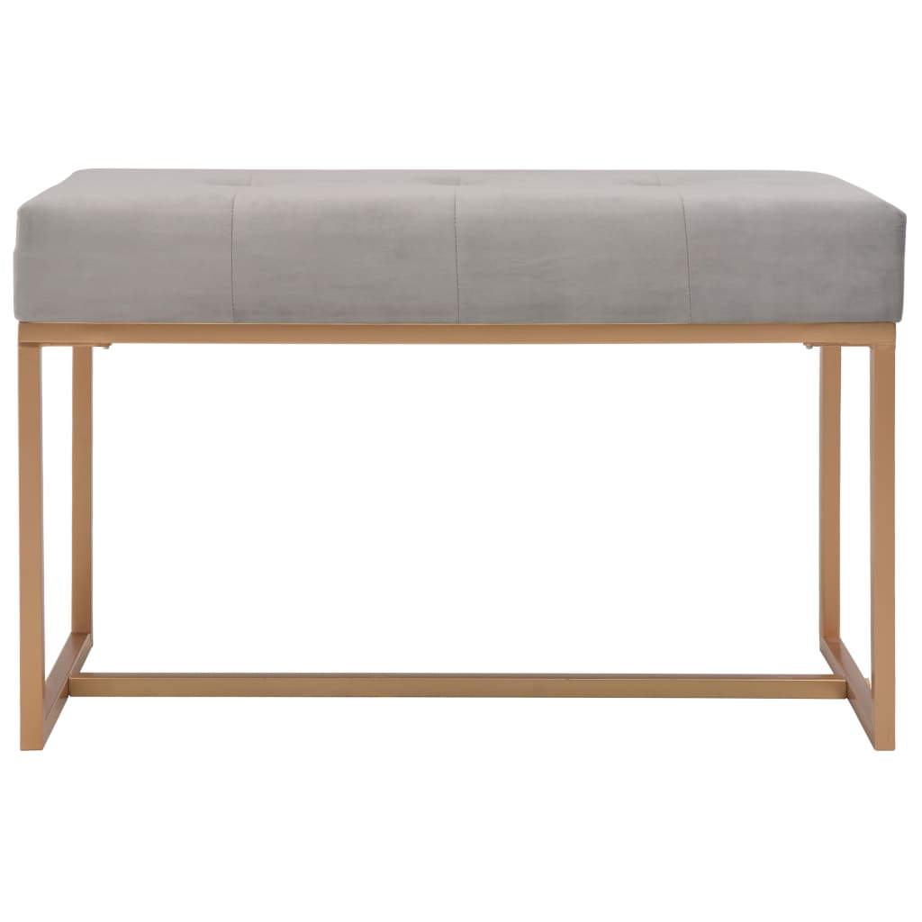 Bank 80 cm Grün Samt