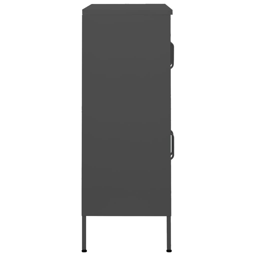 Lagerschrank Olivgrün 80x35x101,5 cm Stahl