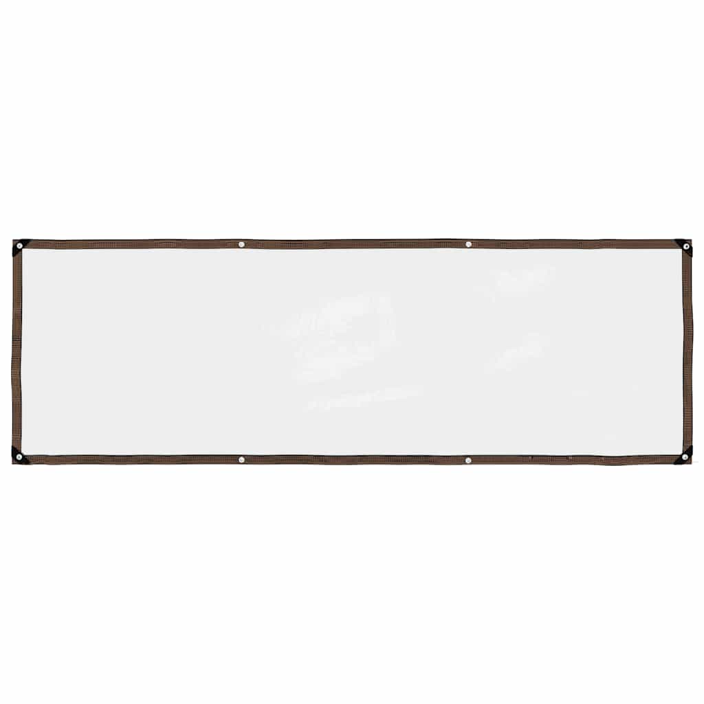 Transparente Plane mit Ösen 1x2 m Polyethylen