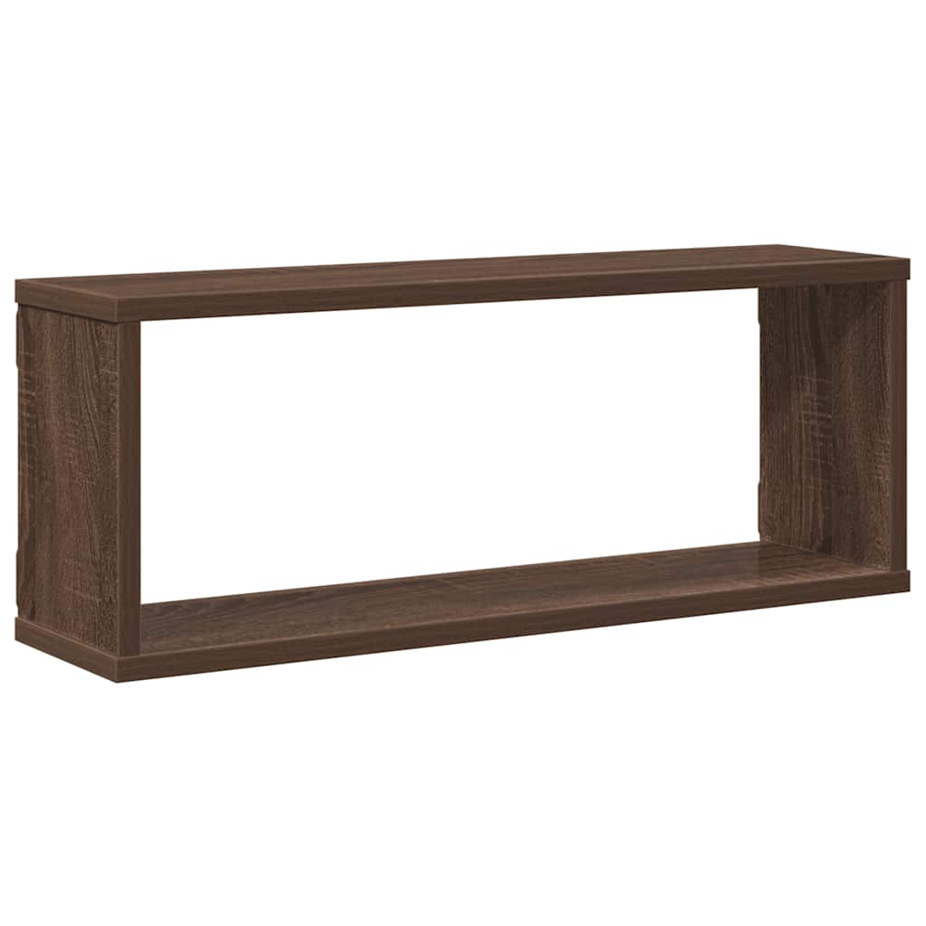 Würfelregale 2 Stk. Weiß 30x15x30 cm