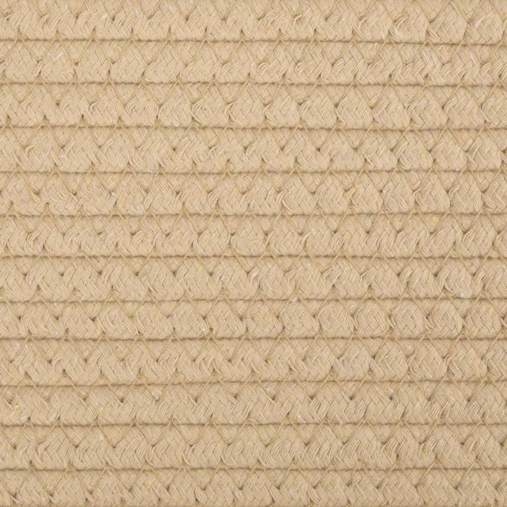 Aufbewahrungskörbe 2 Stk. Grau und Weiß Ø28x28 cm Baumwolle