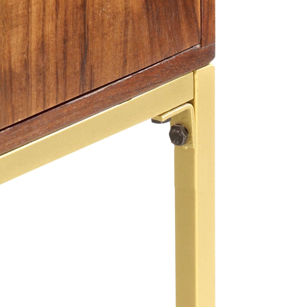 Highboard 80x30x100 cm Massivholz Mango