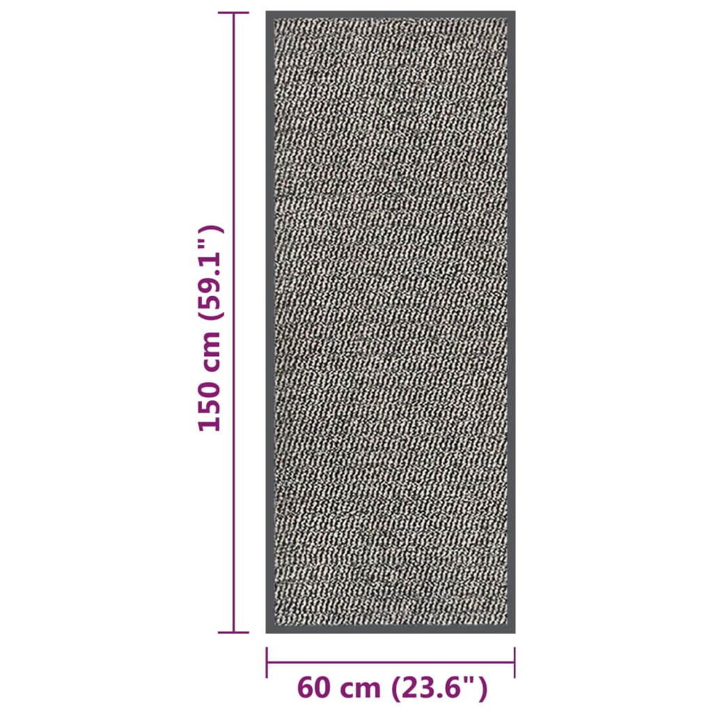 Schmutzfangmatte Rechteckig Getuftet 40x60 cm Anthrazit