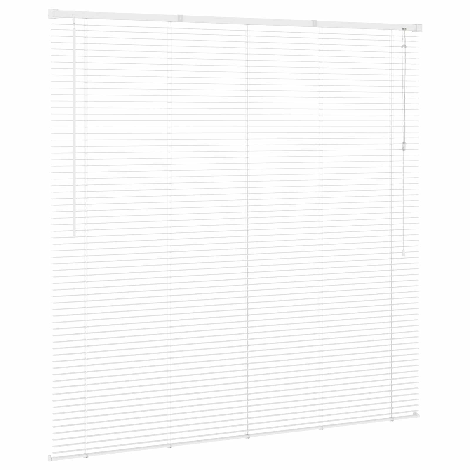 Jalousie Silber Grau 150 x 40 cm 25 mm PVC