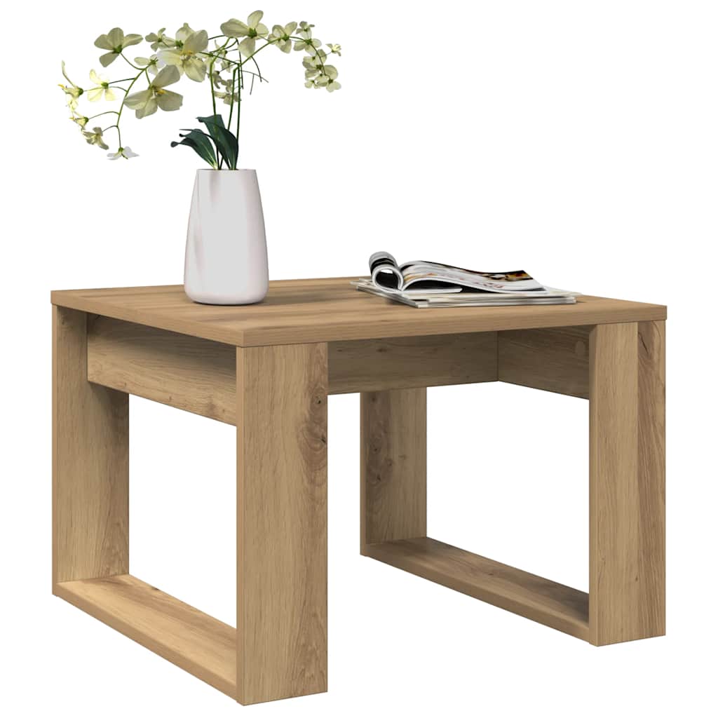 Beistelltisch Weiß 50x50x35 cm Holzwerkstoff