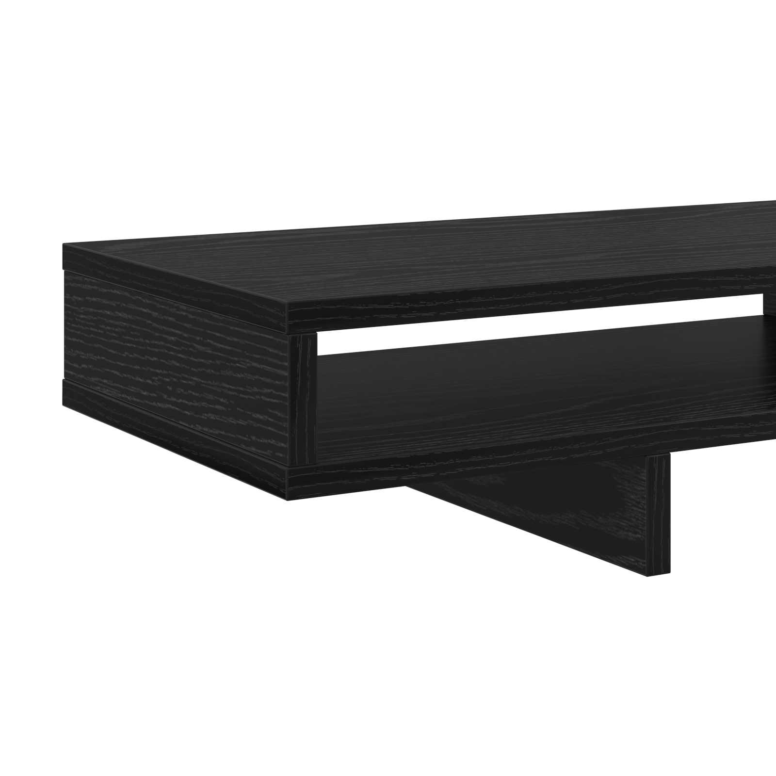 Monitor Halterung Schwarz 100 x 27 x 15 cm Holzwerkstoff