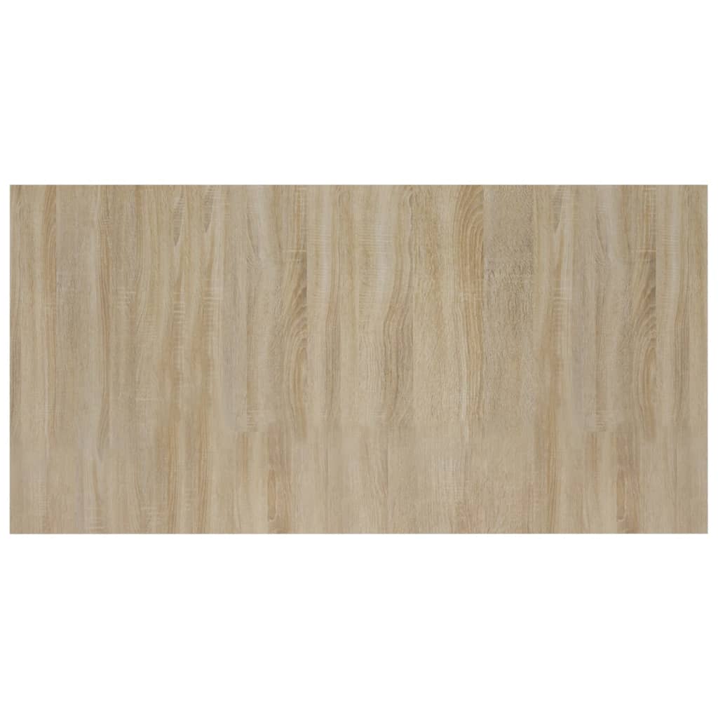 Kopfteil mit Nachttischen Weiß Holzwerkstoff