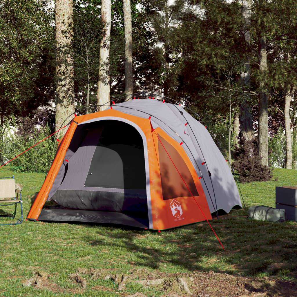 Kuppel-Campingzelt 3 Personen Grün Quick Release