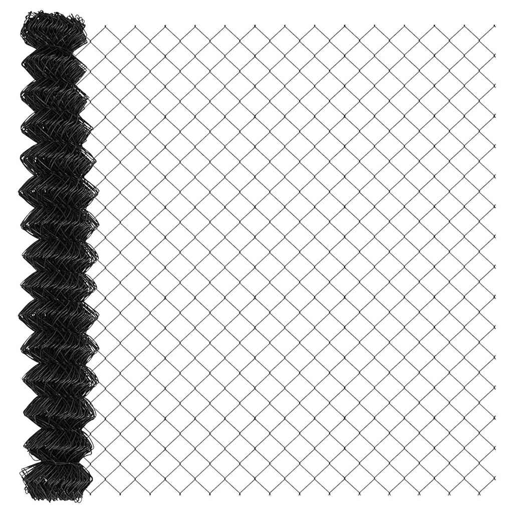 Outdoor Kettenglied-Zaun Erdfixierung 10 x 0,4 m Grün Netz