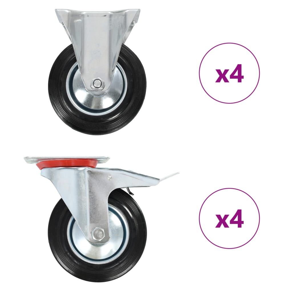 Rollen 4 Stk. 160 mm