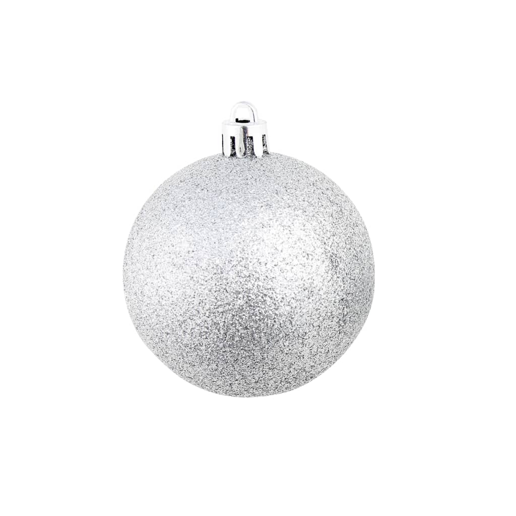 100-tlg. Weihnachtskugel-Set Weiß