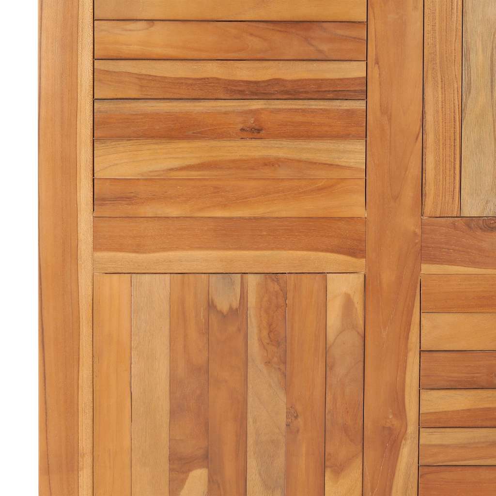 Tischplatte Massivholz Teak Rund 2,5 cm 40 cm