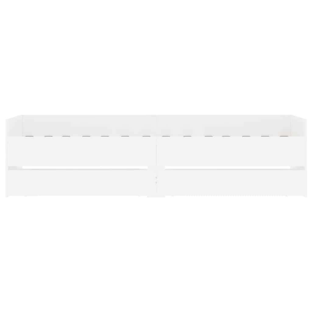 Bett mit Schubladen Braun Eiche-Optik 75x190 cm