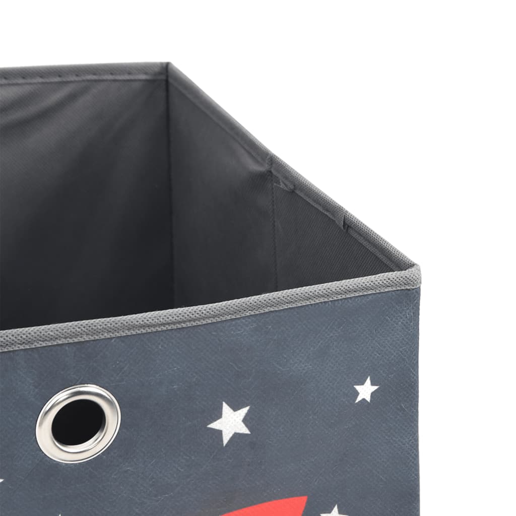 Faltboxen 4 Stk. Creme 32x32x32 cm Vlies