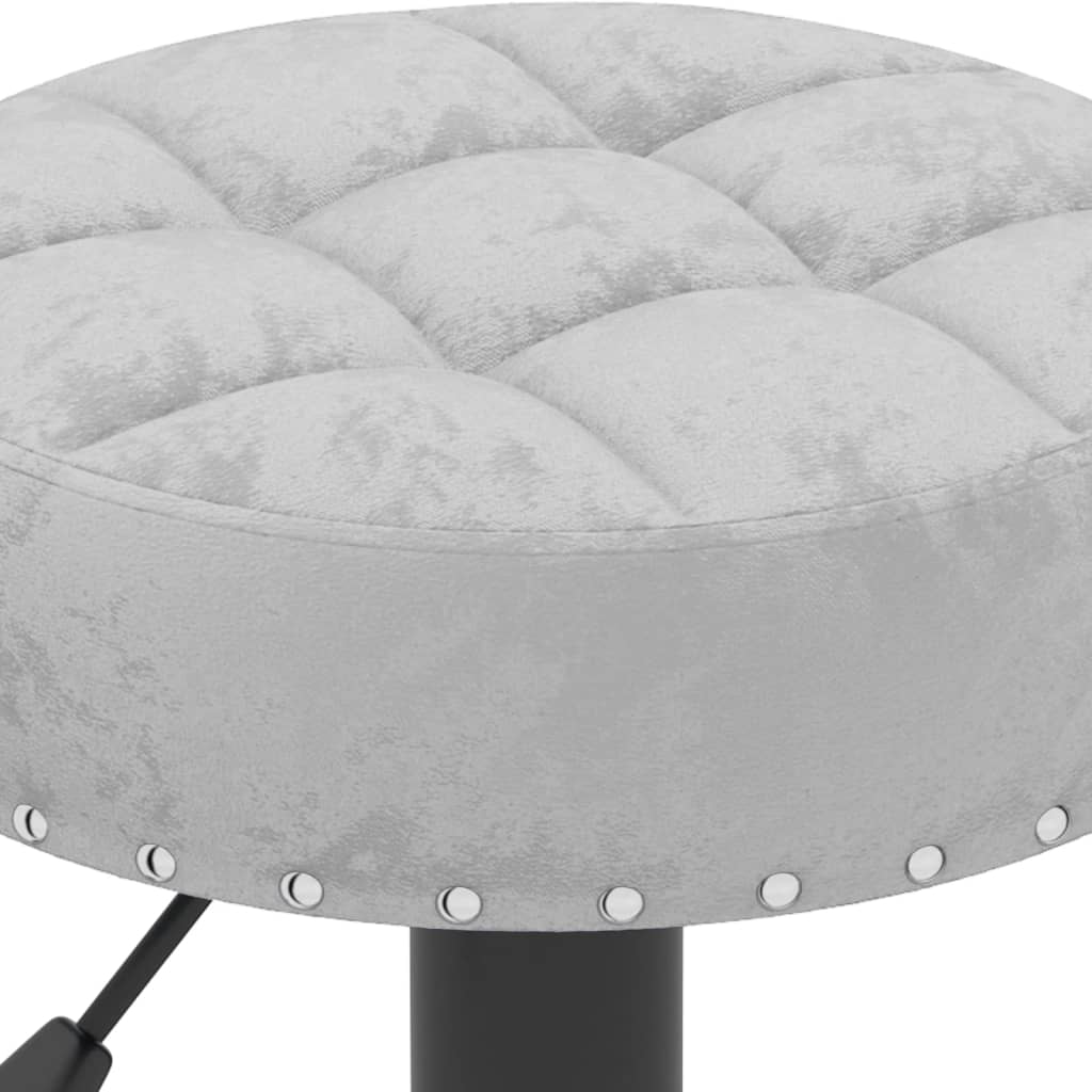 Barhocker 2 Stk. Creme Samt