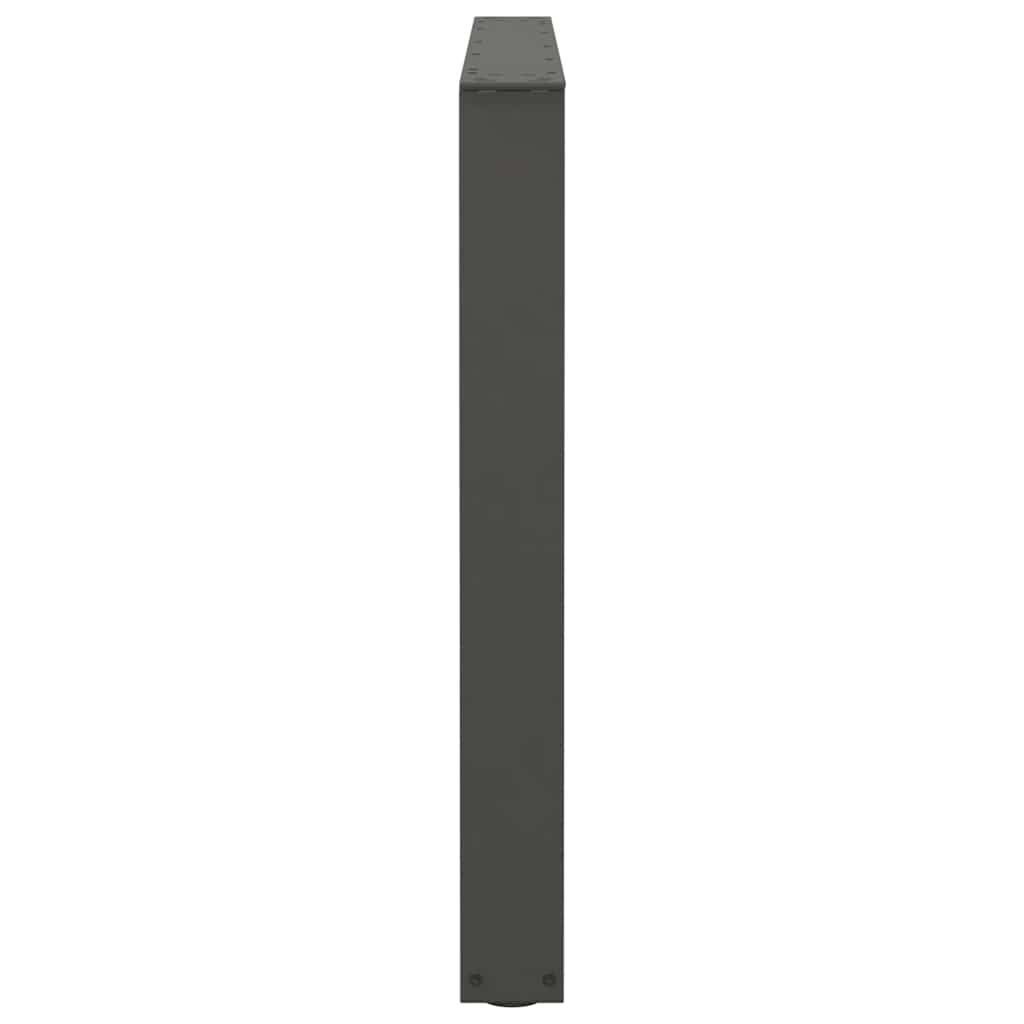 Couchtischbeine V-Form 2 Stück Schwarz 30x(30-31,3) cm Stahl
