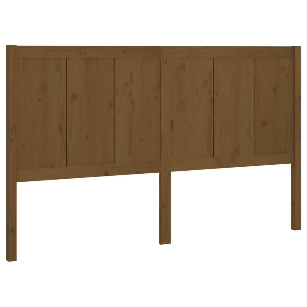 Kopfteil Grau 80,5x4x100 cm Massivholz Kiefer