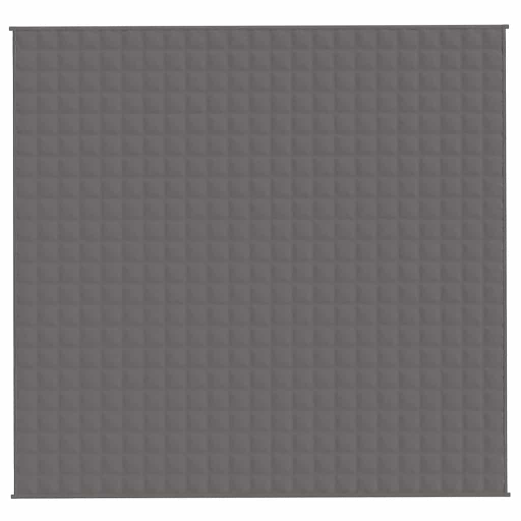 Gewichtsdecke Grau 122x183 cm 5 kg Stoff