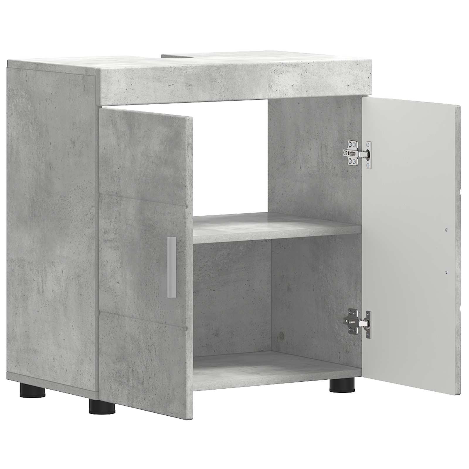 Badezimmermöbel-Set TULUM 2 pcs Weiß 60 x 34 x 63 cm