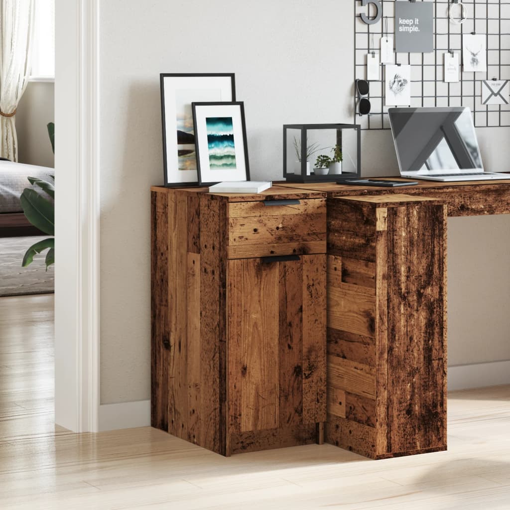 Büroschrank Weiß 33,5x50x75 cm Holzwerkstoff