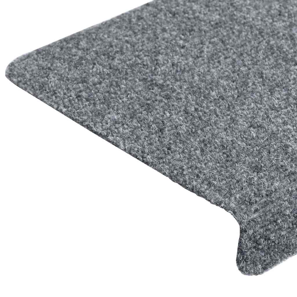 Stufenmatten Selbstklebend 15 Stk. 65x21x4 cm Hellbraun Rechteckiger Rand