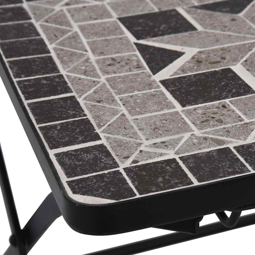 Bistrostühle Mosaik 2 Stk. Keramik Braun