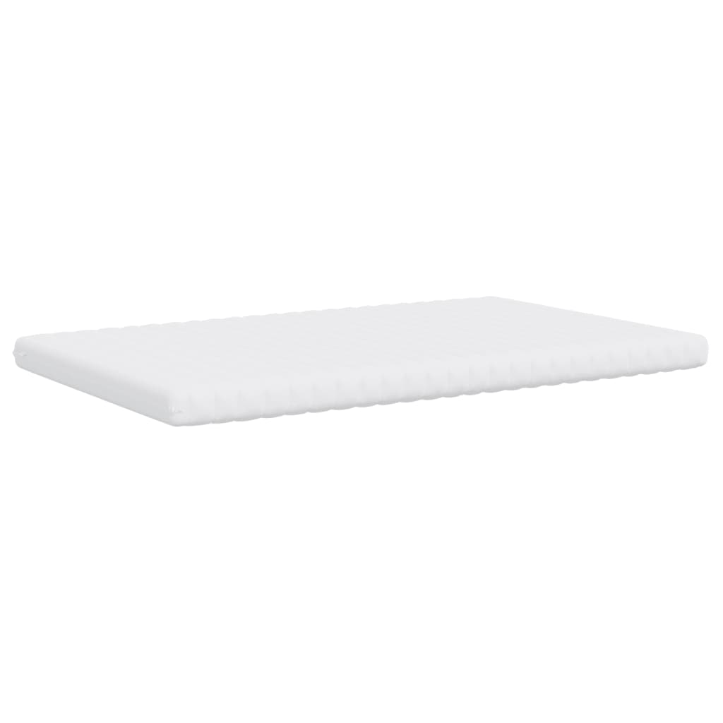 Schaumstoffmatratze Weiß 80x200 cm 7-Zonen Härtegrad 20 ILD