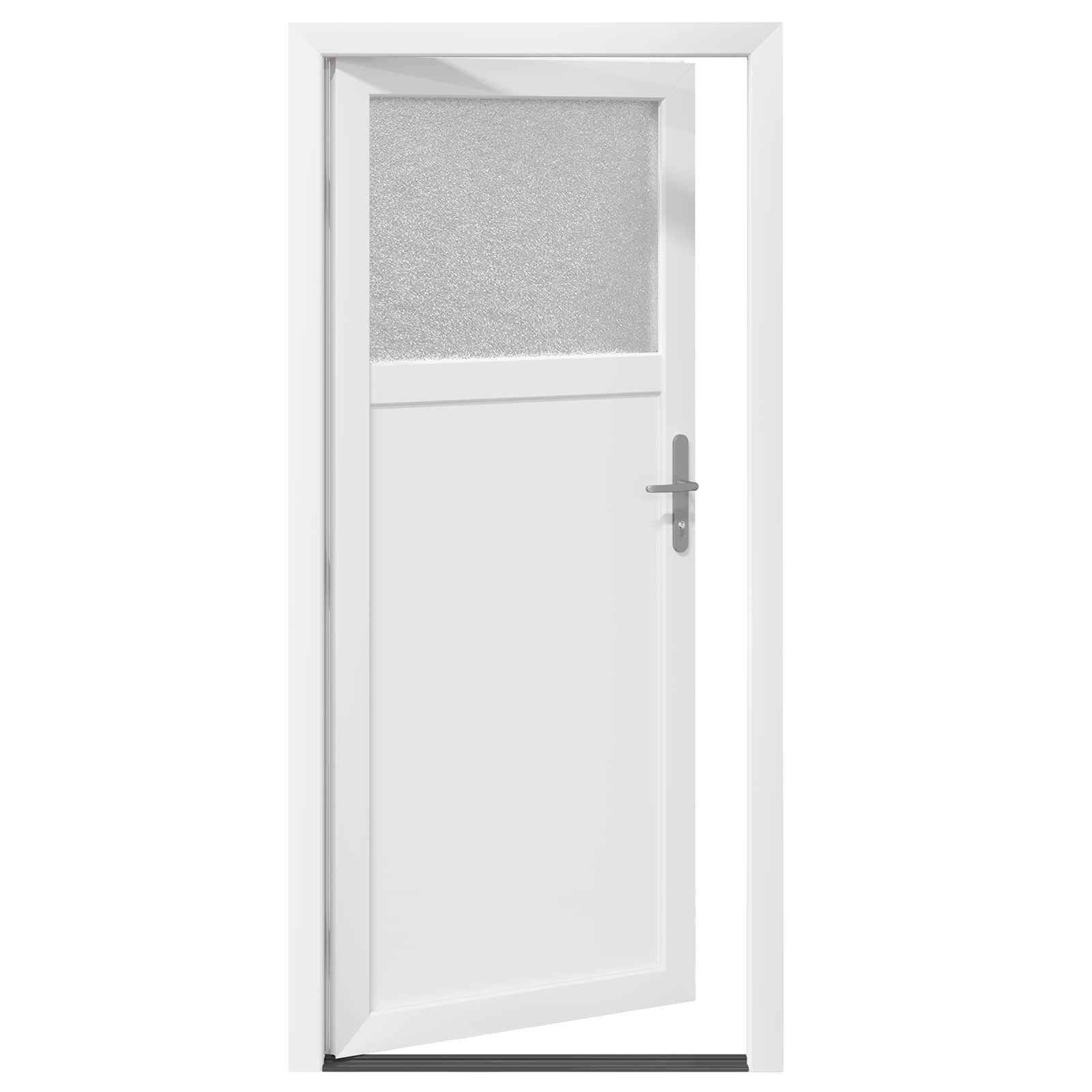 Seiteneingangstür Anthrazit 98 x 198 cm PVC
