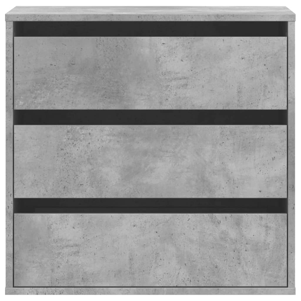 Schubladenschrank Schwarz Eichen-Optik 41 x 40 x 58 cm