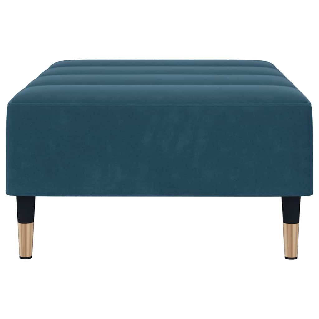 Fußhocker Hellgrau 77x55x31 cm Samt