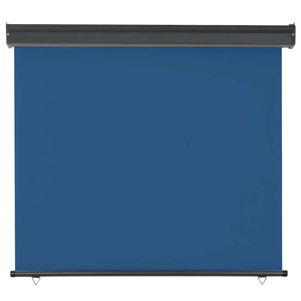 Balkon Seitenmarkise 60 x 250 cm 100% Polyester Eisen Stahl