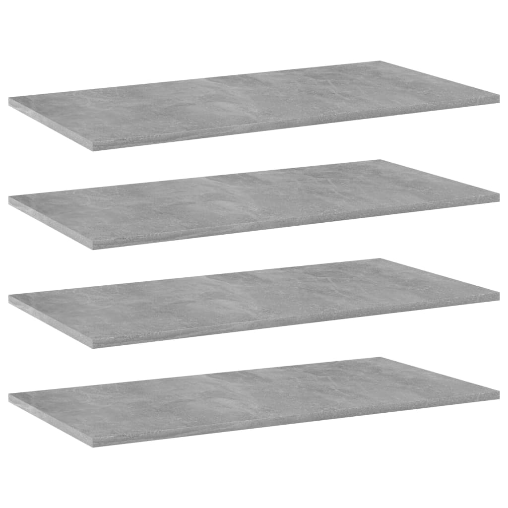 Bücherregal-Bretter 4 Stk. Weiß 40x10x1,5 cm Holzwerkstoff