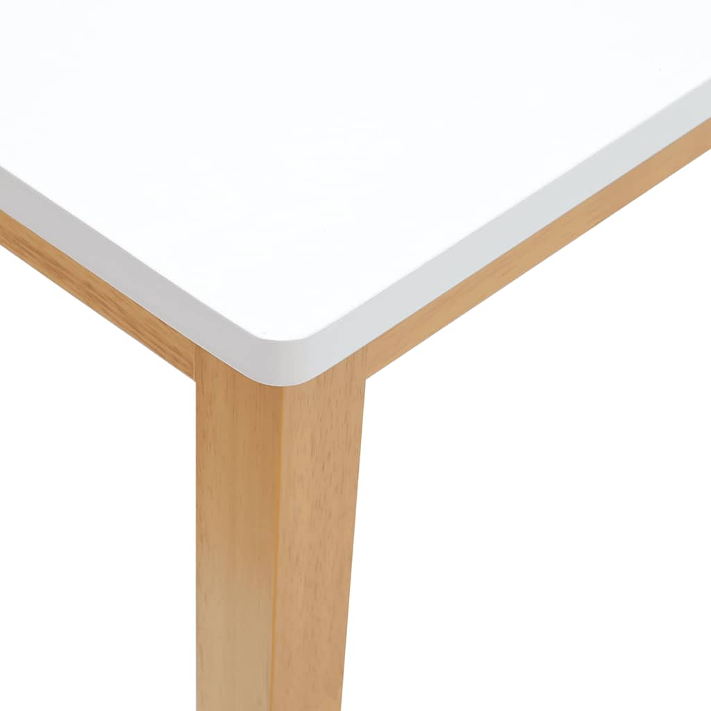 Bank 90 cm Braun Massivholz Gummibaum