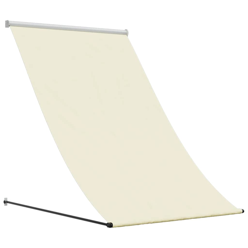 Markise Einziehbar Anthrazit 100x150 cm Stoff und Stahl