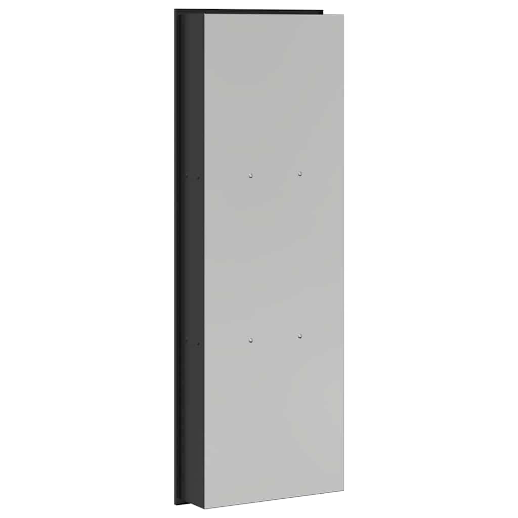 Duschnische Schwarz 60 x 20 x 9,5 cm Edelstahl