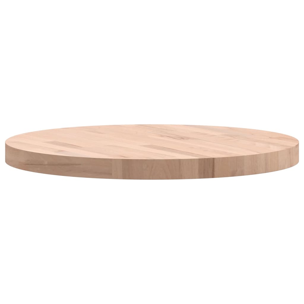 Tischplatte Ø30x1,5 cm Rund Massivholz Buche