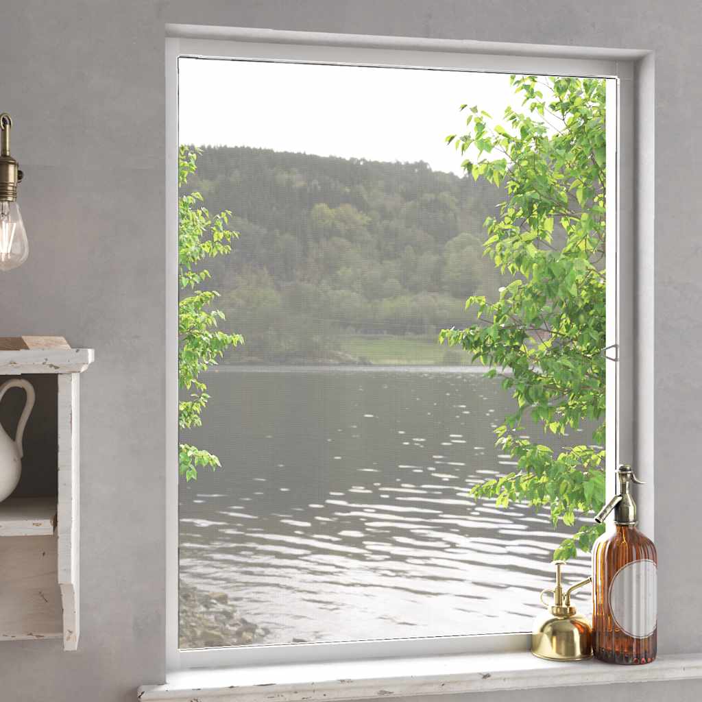 Insektenschutz für Fenster Braun 80x100 cm